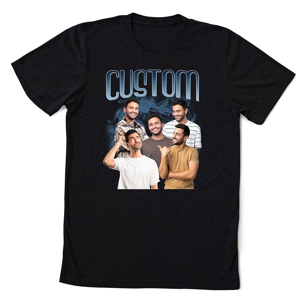 Amazon.com: Custom Your Photo Shirt, Your Custom Text Shirt